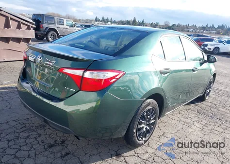 2014 Toyota Corolla Le Eco z USA, uszkodzony, nr VIN 5YFBPRHE4EP101578